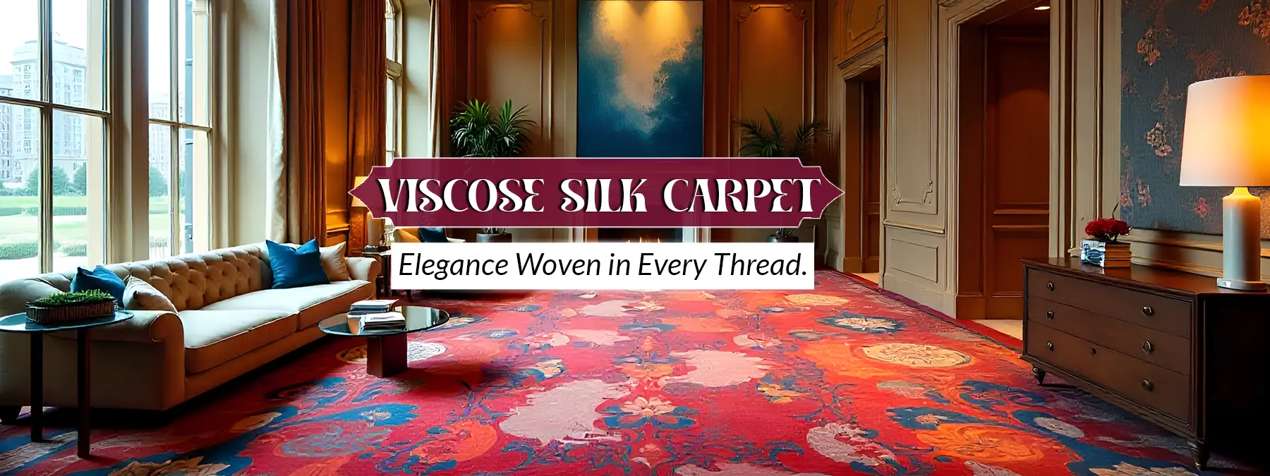 Viscose Silk Carpet